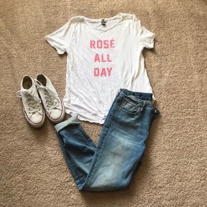 Rosé all day tee